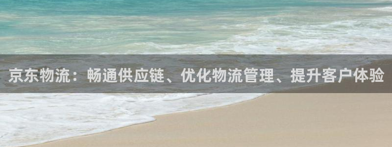 多多28预测：京东物流：畅通供应链、